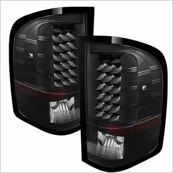 5073716 Driver and Passenger Side LED Tail Light, With bulb(s), Clear Lens, Chrome Interior, LED Series