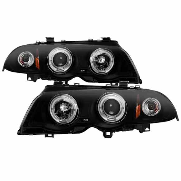 2001 BMW 330xi - Driver and Passenger Side Halogen Headlight, With bulb(s), Smoked Lens, Black Interior, Signature Series