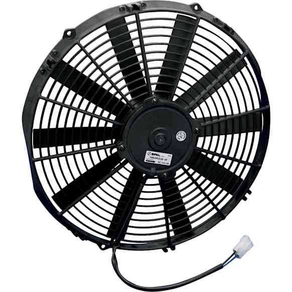 30101509 Universal, 14.00" Inch Electric Fan Puller Style Medium Profile 1274 CFM 10 Straight Style blades