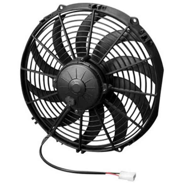 30102030 Universal, 12.00" Inch Electric Fan Pusher Style High Performance 1380CFM 10 Curved Style blades