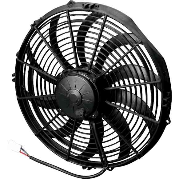 30102042 Universal, 14.00" Electric Fan Puller Style High Performance 1864CFM 10-blade curved style blade