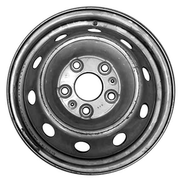 STL02534U20N Steel Silver Wheel, 16 in. X 6 in., 5 x 130 mm Bolt Pattern
