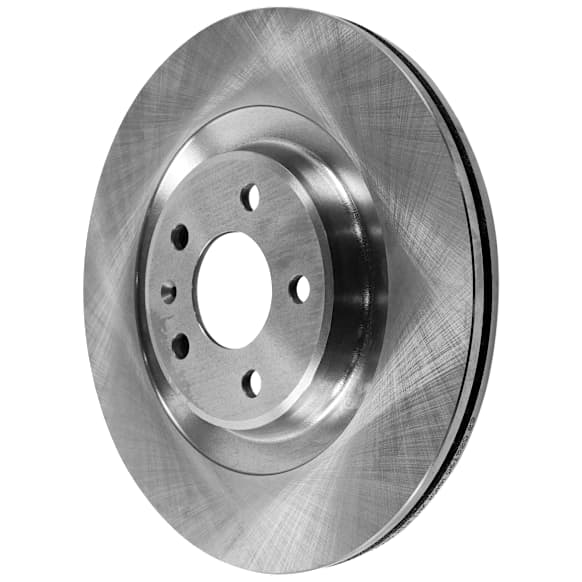 Rear, Driver or Passenger Side Brake Disc, Plain Surface, Vented, 5 Lug Wheels, 12.99 in. Disc Diameter, 330mm Rear Disc, Pro-Line Series