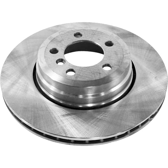 Rear, Driver or Passenger Side Brake Disc, Plain Surface, Vented, 5 Lugs, 344.68 mm, Pro-Line Series
