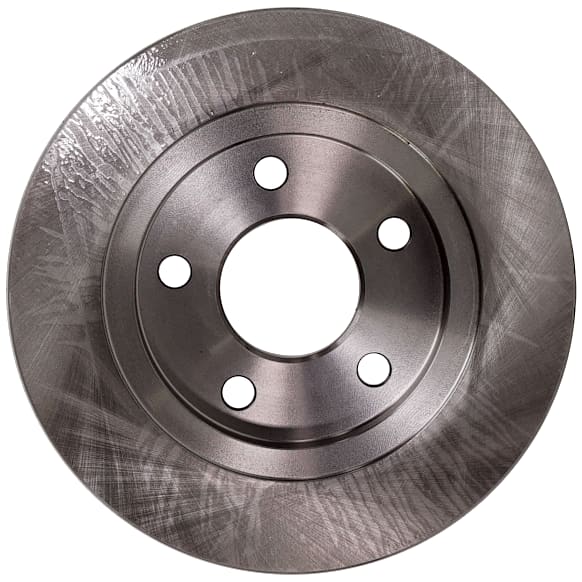Rear, Driver or Passenger Side Brake Disc, Plain Surface, Solid, 5 Lugs, 11.07 in. Disc Diameter, Pro-Line Series
