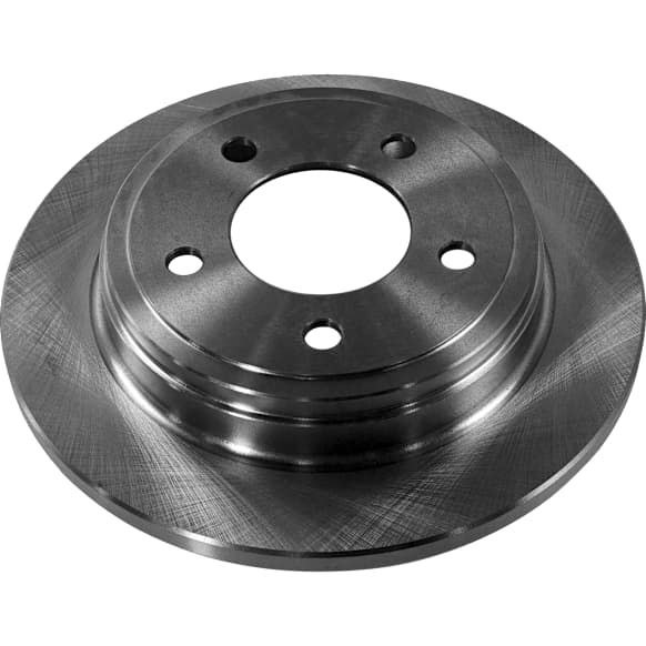 Rear, Driver or Passenger Side Brake Disc, Natural Finish, Plain Surface, Solid, 5 Lugs, 270.26 mm, Pro-Line Series