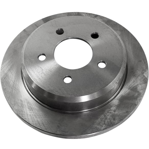 Rear, Driver or Passenger Side Brake Disc, Natural Finish, Plain Surface, Solid, 5 Lugs, 284.99 mm, 4.6L, 8Cyl, Pro-Line Series