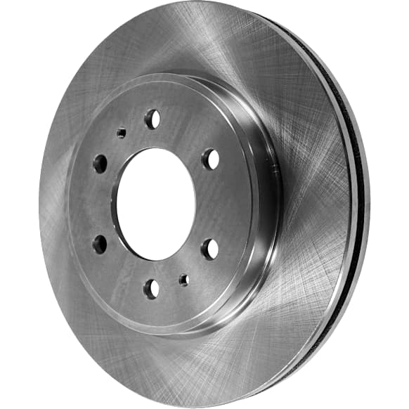 2009 Ford F-150 STX - Front, Driver or Passenger Side Brake Disc, Natural Finish, Plain Surface, Vented, 6 Lugs, 329.95 mm, 4.6L 8Cyl, Pro-Line Series