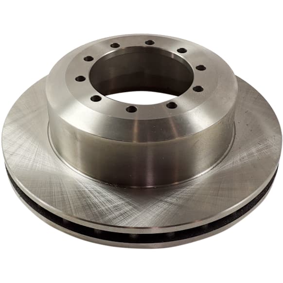 Rear, Driver or Passenger Side Brake Disc, Plain Surface, Solid, 10 Lug Wheels, 15.55 in. Disc Diameter, Pro-Line Series