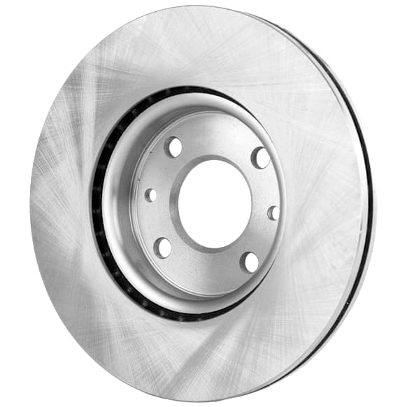 2017 Fiat 500 Pop - Front, Driver or Passenger Side Brake Disc, Natural Finish, Plain Surface, Vented, 4 Lugs, 257.56 mm, 1.4L 4Cyl, Pro-Line Series