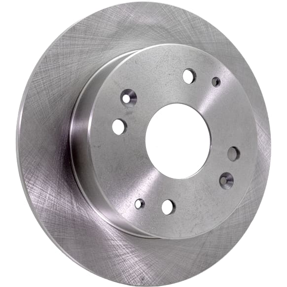 Rear, Driver or Passenger Side Brake Disc, Plain Surface, Solid, 4 Lugs, For Models with Rear Disc Brake, Pro-Line Series