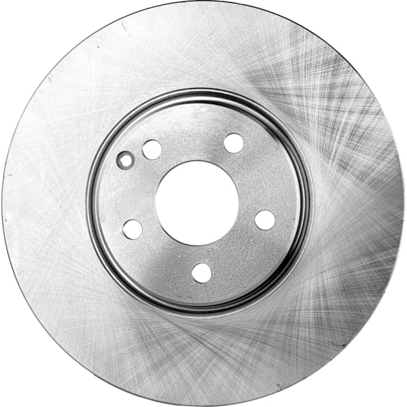 Front, Driver or Passenger Side Brake Disc, Natural Finish, Plain Surface, Vented, 5 Lugs, 329.95 mm, Pro-Line Series