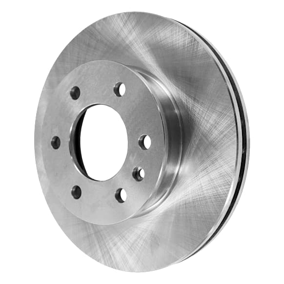 Front, Driver or Passenger Side Brake Disc, Natural Finish, Plain Surface, Vented, 6 Lugs, 299.72 mm, Pro-Line Series