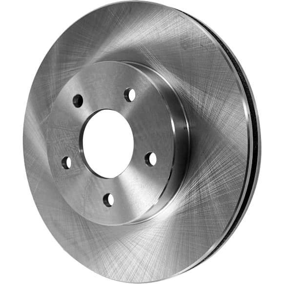 Front, Driver or Passenger Side Brake Disc, Natural Finish, Plain Surface, Vented, 5 Lugs, 295.91 mm, Pro-Line Series