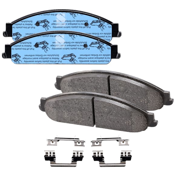 Front Brake Pad Set, Includes Shims and Hardware