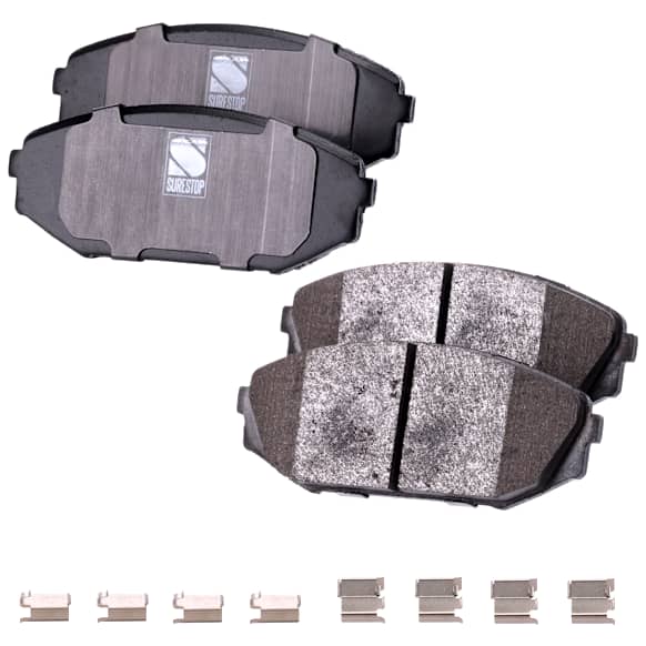 Front Brake Pad Set, Includes Shims and Hardware