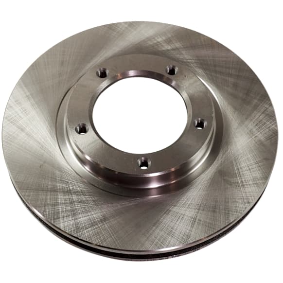 Front, Driver or Passenger Side Brake Disc, Plain Surface, Vented, 5 Lugs, RWD, Pro-Line Series