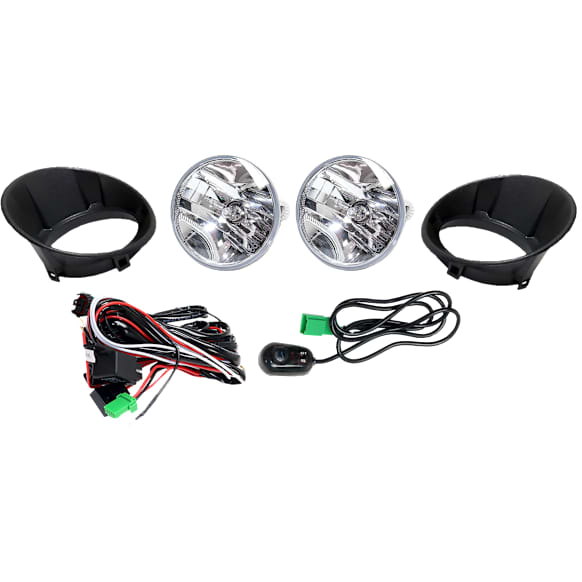 Front, Driver and Passenger Side Halogen Fog Light, With bulb(s)