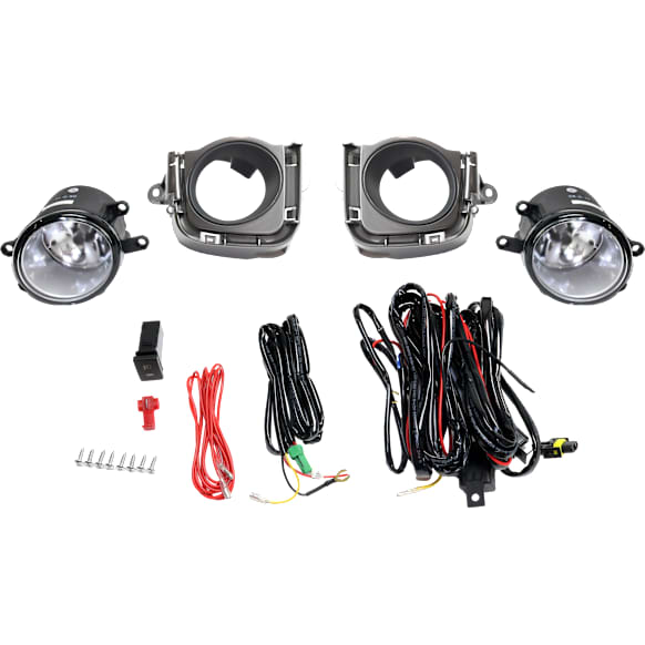 Front, Driver and Passenger Side Fog Light, With Bulb, Halogen, Base Model