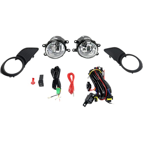 Front, Driver and Passenger Side Halogen Fog Light, With bulb(s)
