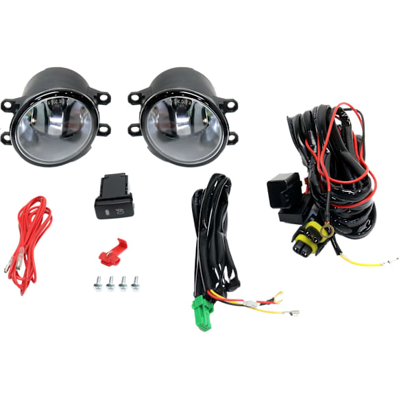 Front, Driver and Passenger Side Halogen Fog Light, With bulb(s)