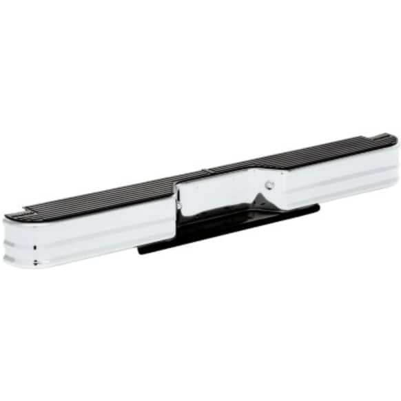 20022 Step Bumper, Powdercoated Silver Face Bar Only; Without pad provision Without mounting bracket(s)
