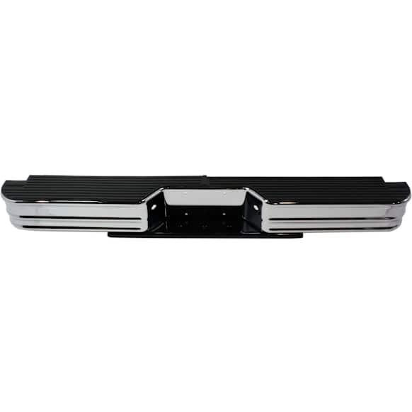 21002 Step Bumper, Chrome Face Bar and Pads Without mounting bracket(s)