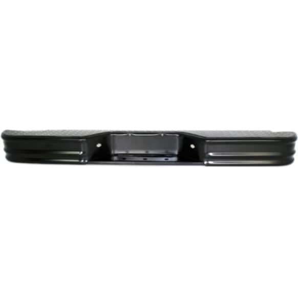 63000 Step Bumper, Powdercoated Black Face Bar Only; Without pad provision Without mounting bracket(s)