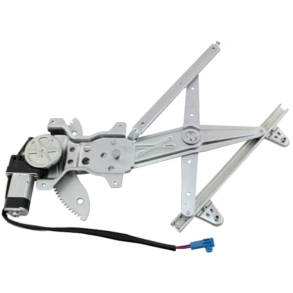 Rear, Driver Side Power Window Regulator, With Motor