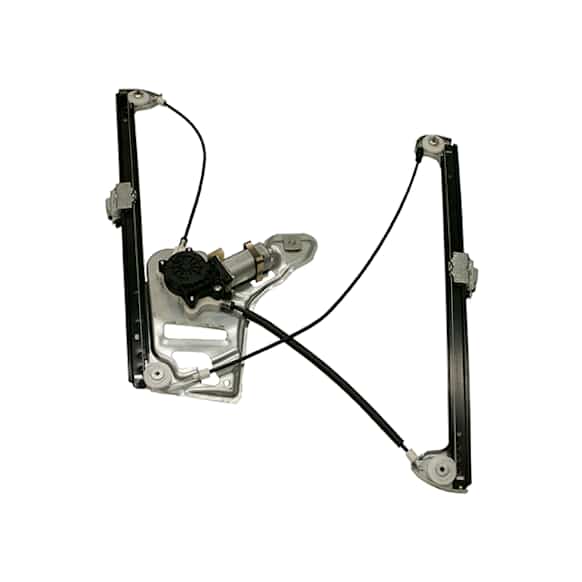 CUH500220 Front, Passenger Side OE Replacement Series Power Window Regulator, With Motor