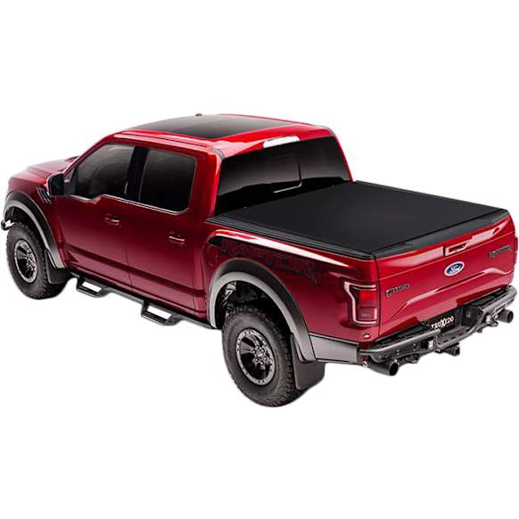 2015 Toyota Tundra - Sentry CT Series, Hard, Roll-up, Tonneau Cover, Aluminum With Woven Fabric Top, Approx. 8 ft. Bed