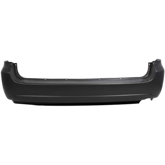 Rear Primed Bumper Cover, Without Parking Aid Sensor Holes
