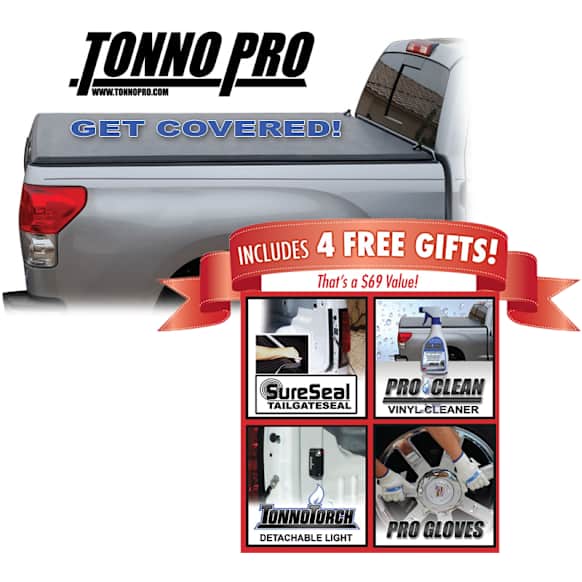 42-501 TonnoFold Series Soft Folding Tonneau Cover, Vinyl Fits Approx. 5 ft. Bed
