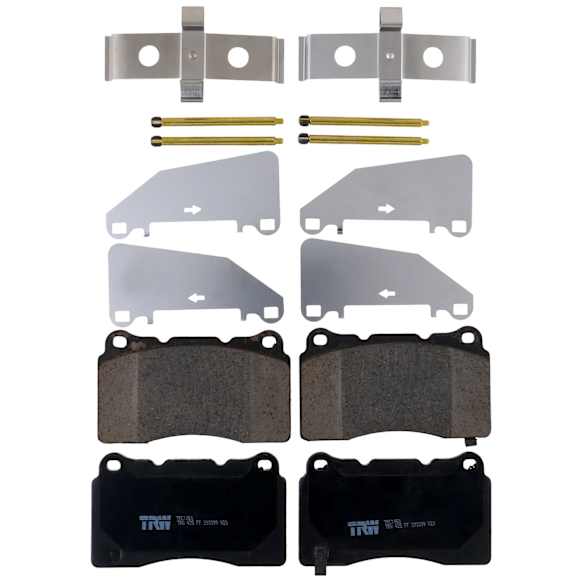 TRC1050 Front Premium Braking Series Ceramic Brake Pad Set