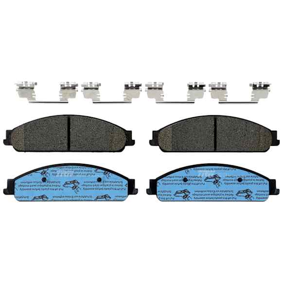 TRC1070 Front Premium Braking Series Ceramic Brake Pad Set