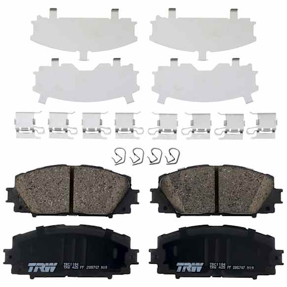 TRC1184 Front Premium Braking Series Ceramic Brake Pad Set