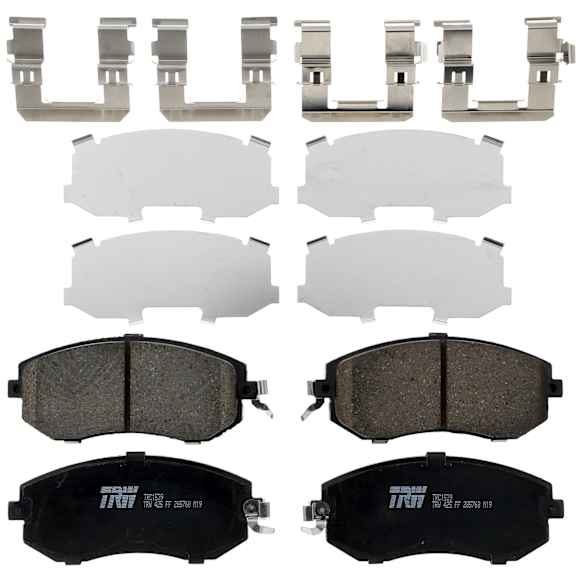 TRC1539 Front Premium Braking Series Ceramic Brake Pad Set