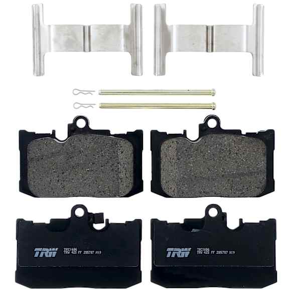 TRC1686 Front Premium Braking Series Ceramic Brake Pad Set