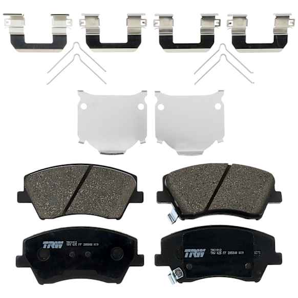 TRC1912 Front Premium Braking Series Ceramic Brake Pad Set