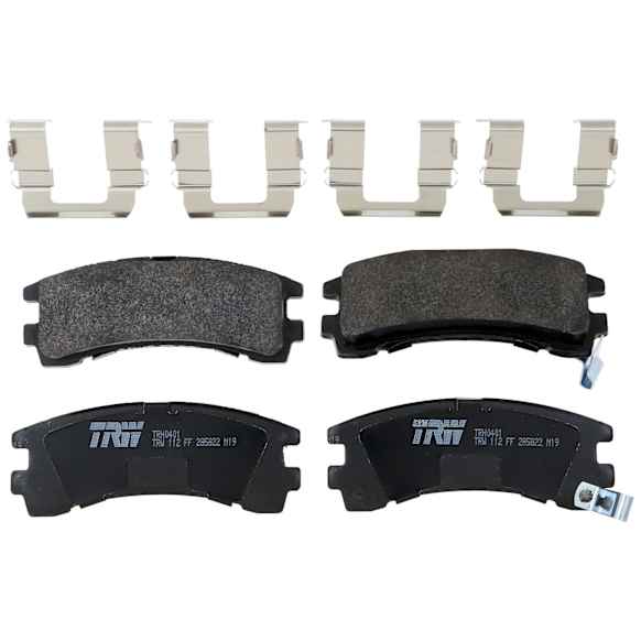 TRH0401 Rear Premium Braking Series Semi-metallic Brake Pad Set