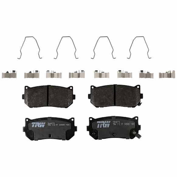 TRH0775 Rear Premium Braking Series Semi-metallic Brake Pad Set