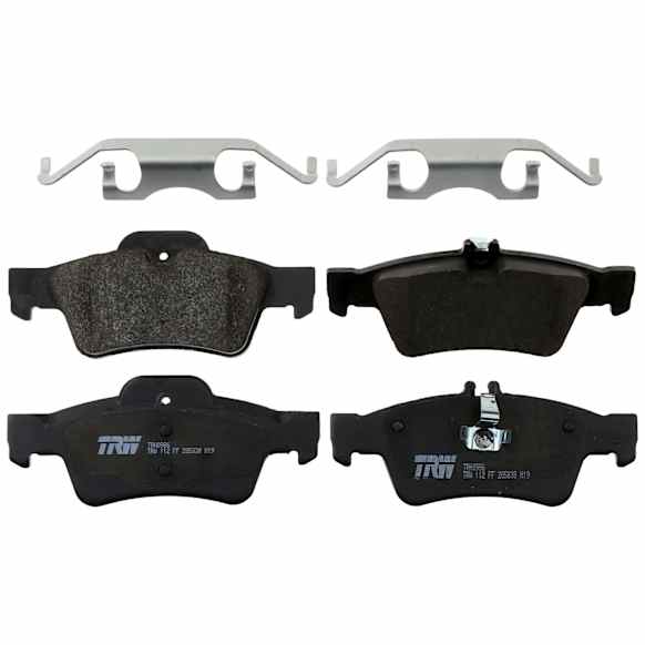 TRH0986 Rear Break Pad Set, Semi-metallic