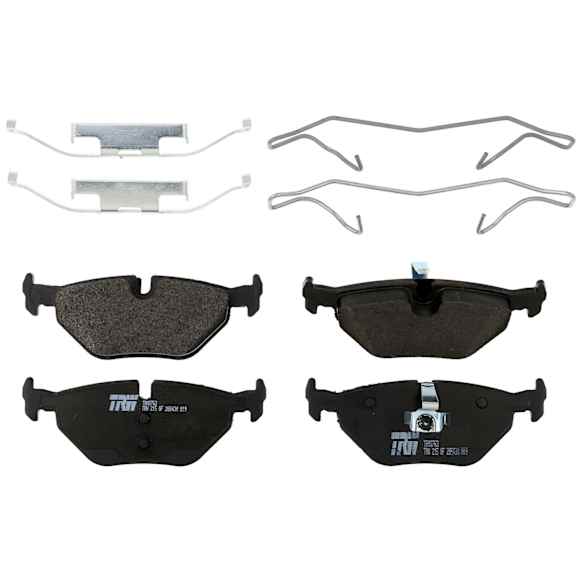 TRM0763 Rear Premium Braking Series Semi-metallic Brake Pad Set