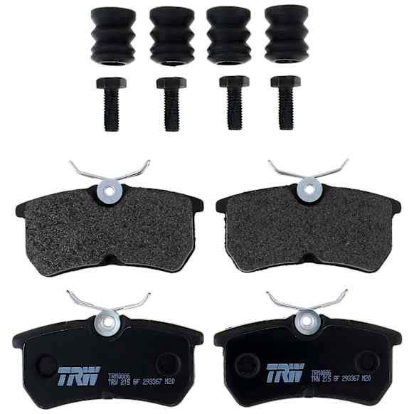 TRM0886 Rear Premium Braking Series Semi-metallic Brake Pad Set