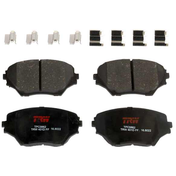 TXC0862 Front Premium Braking Series Ceramic Brake Pad Set