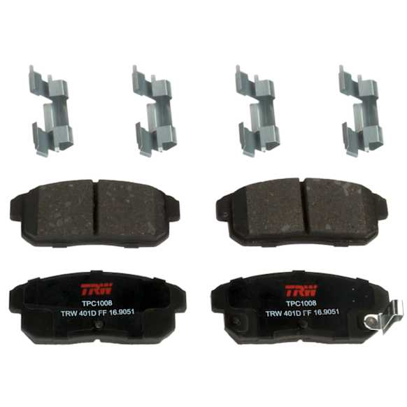 TXC1008 Rear Premium Braking Series Ceramic Brake Pad Set
