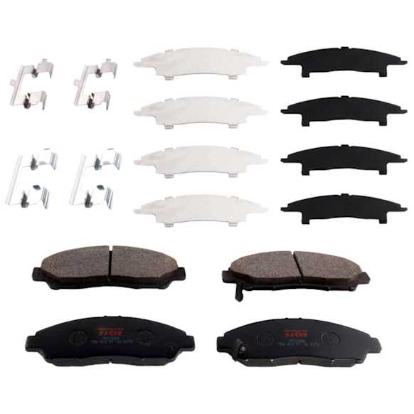 TXC1280 Front Premium Braking Series Ceramic Brake Pad Set