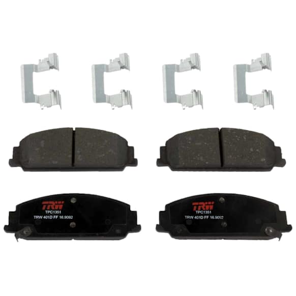 TXC1351 Front Premium Braking Series Ceramic Brake Pad Set