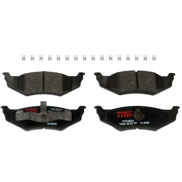 TXH0658 Rear Premium Braking Series Semi-metallic Brake Pad Set