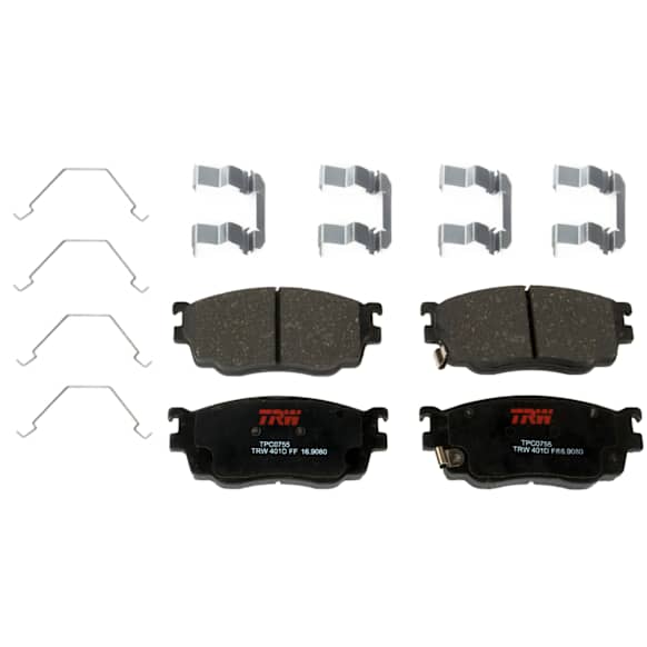 TXH0755 Front Premium Braking Series Semi-metallic Brake Pad Set